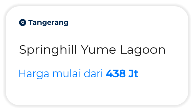 o Tangerang Springhill Yume Lagoon Harga mulai dari 438 Jt